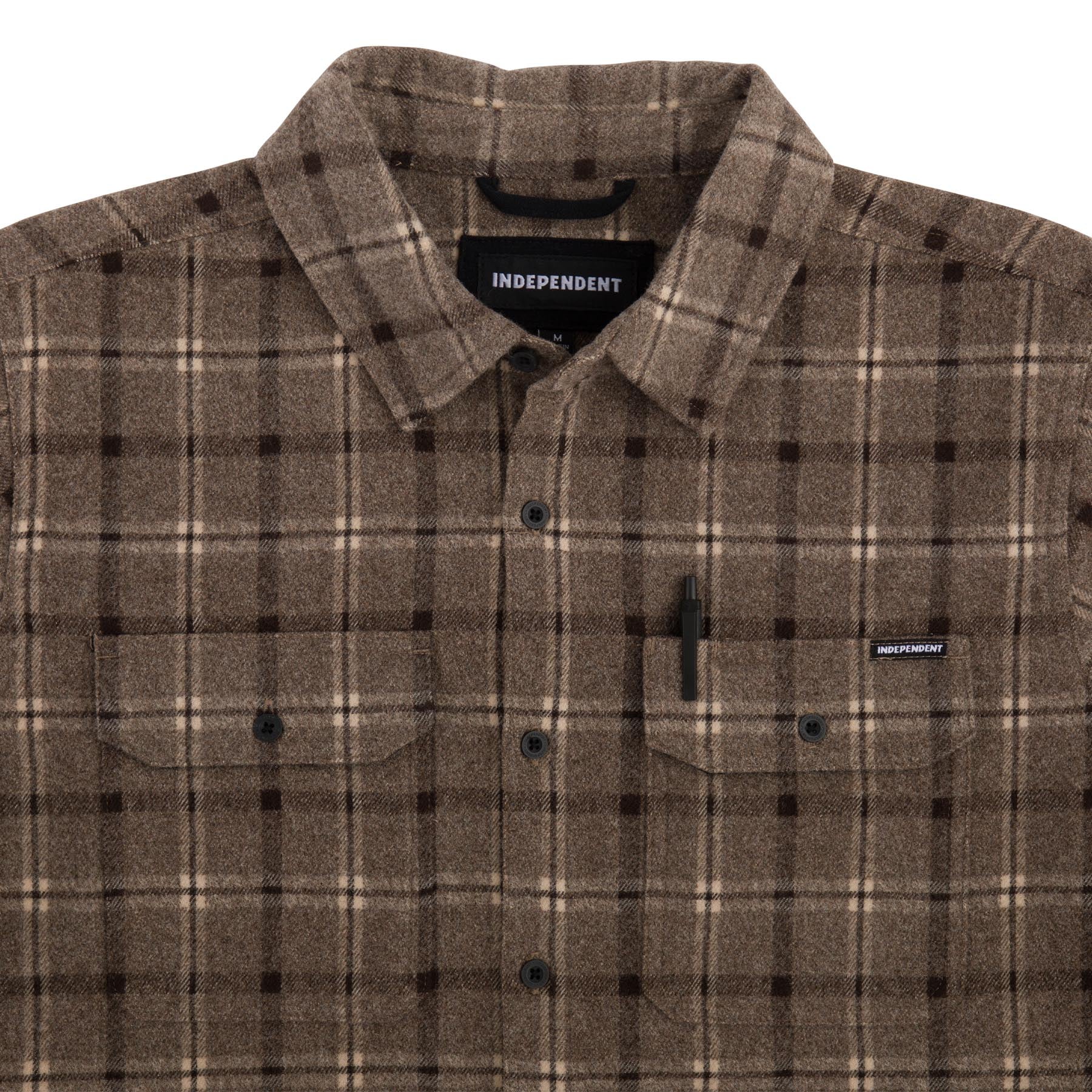 Belmont Mens Independent Longsleeve Flannel Shirt - Image 34
