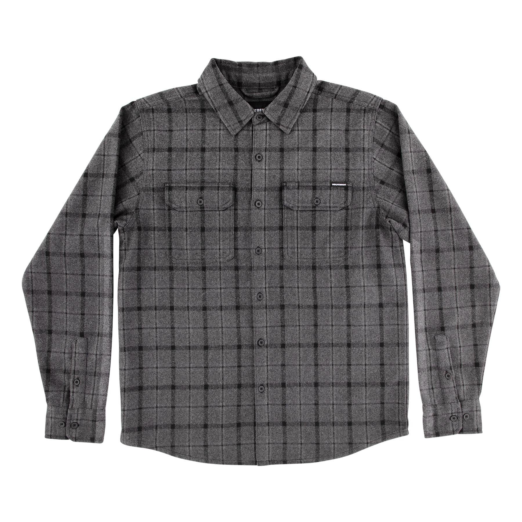 Belmont Mens Independent Longsleeve Flannel Shirt - Image 43