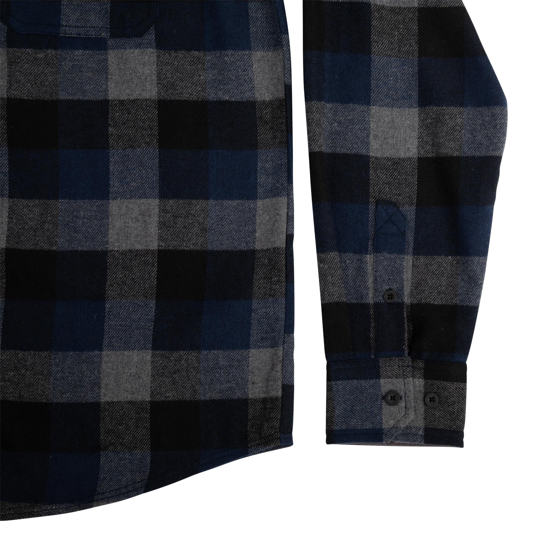Belmont Mens Independent Longsleeve Flannel Shirt - Image 7