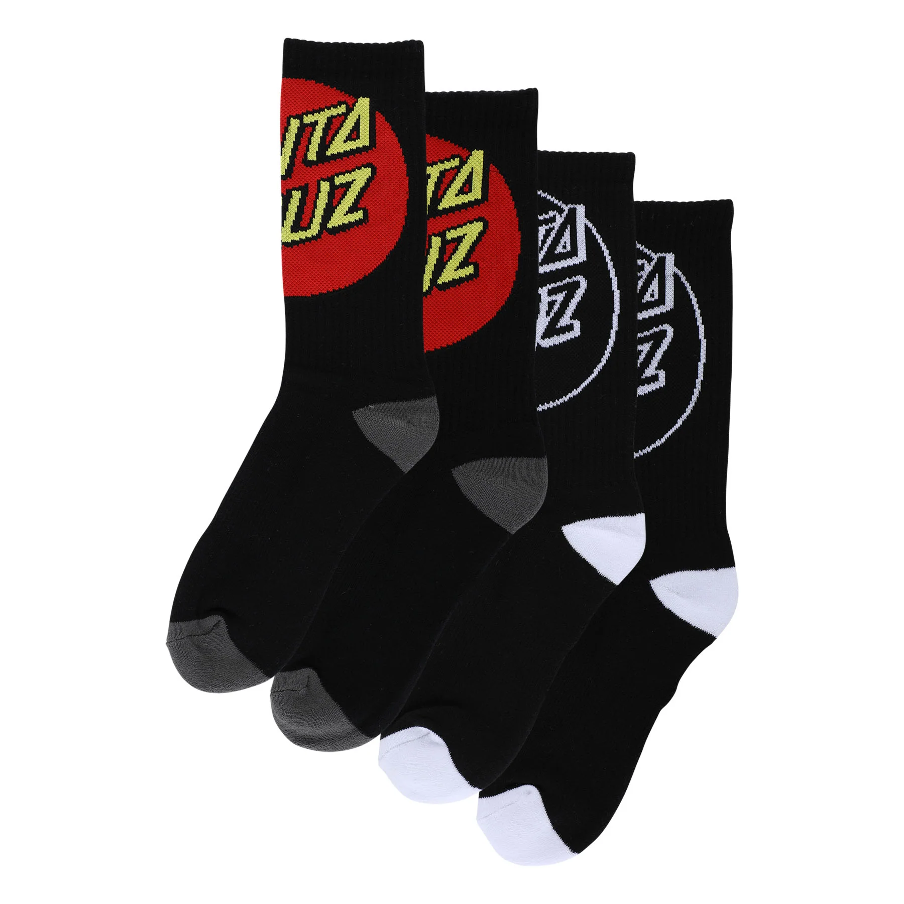 Big Cruz Mens Santa Cruz Socks X2 Pairs