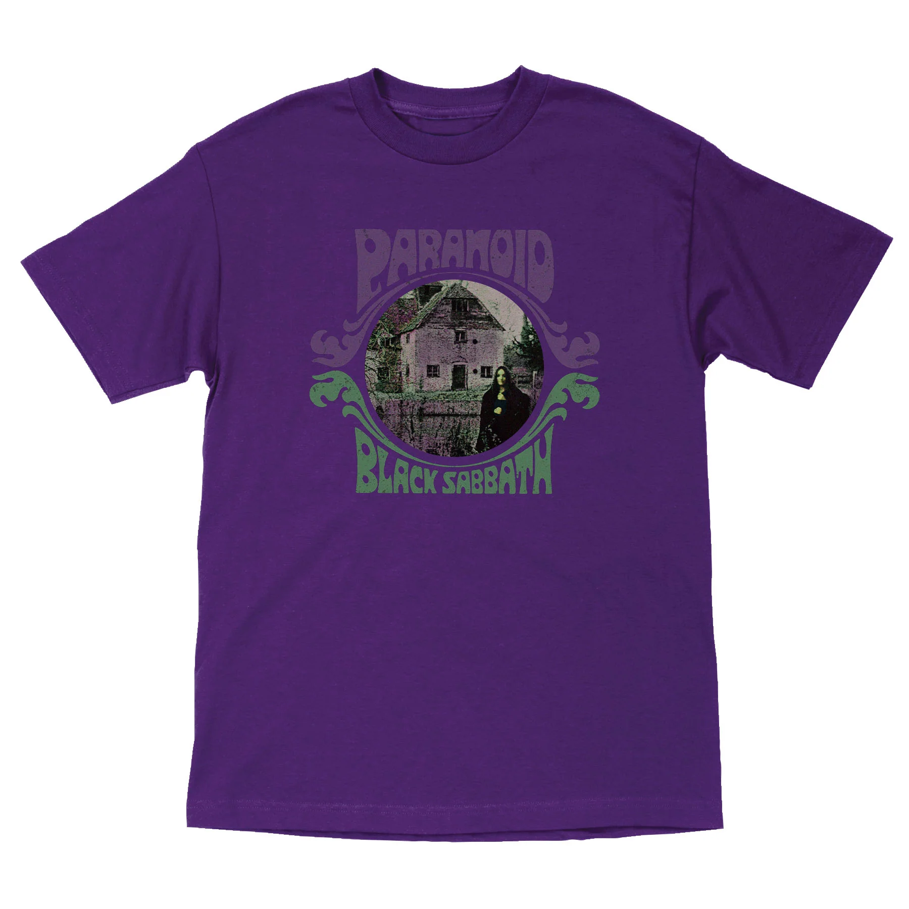 Black Sabbath Paranoid Witch Mens OJ T-Shirt - Image 3