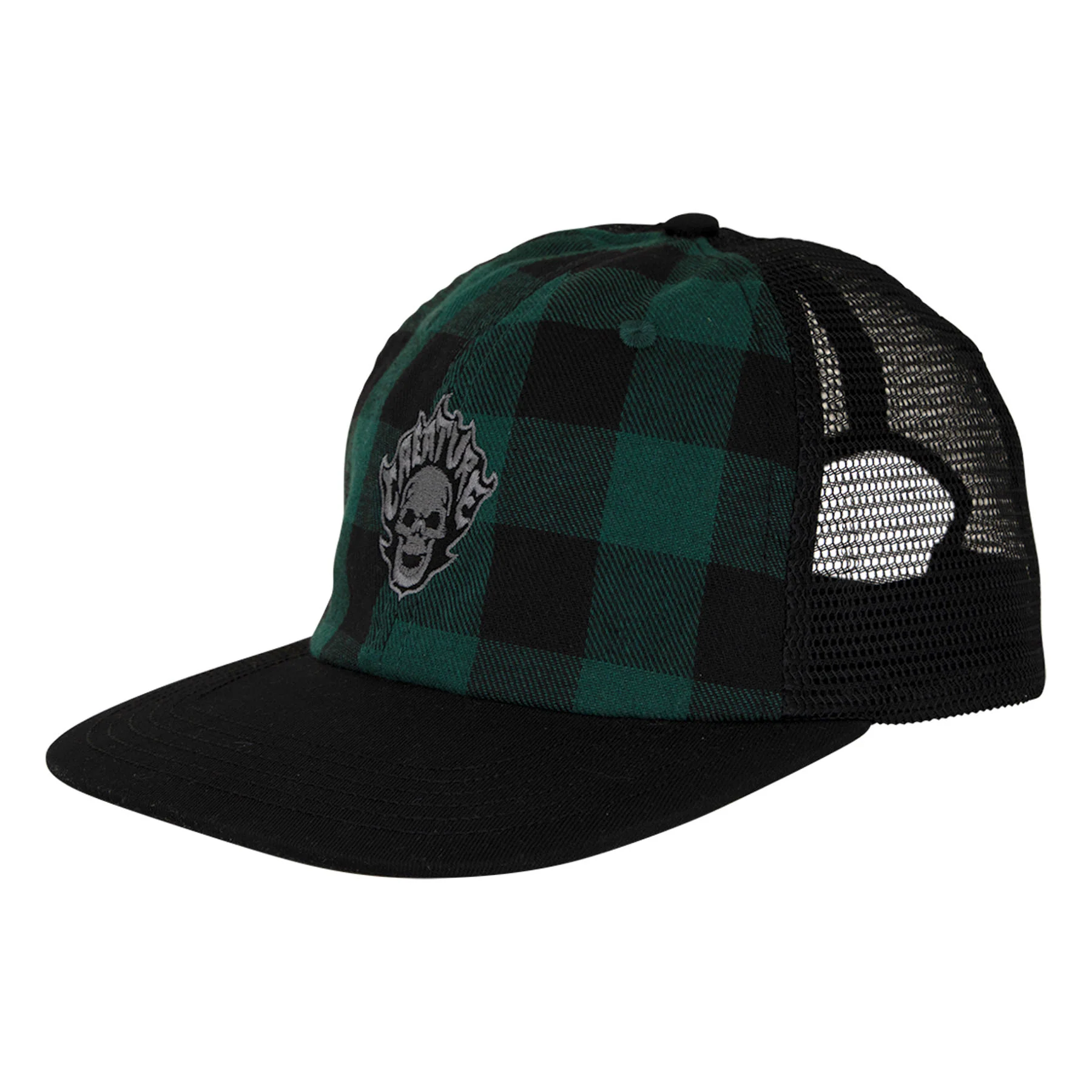 Bonehead Flame Creature Trucker Hat - Image 5