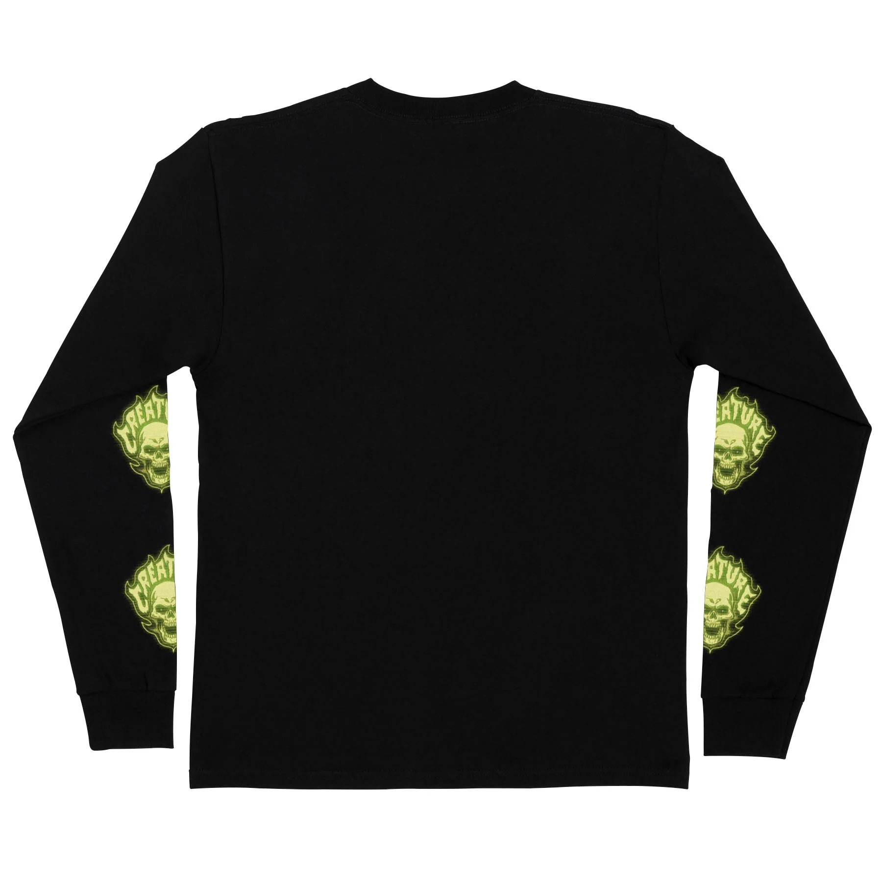 Bonehead Glitch Mens Creature Longsleeve T-Shirt - Image 2