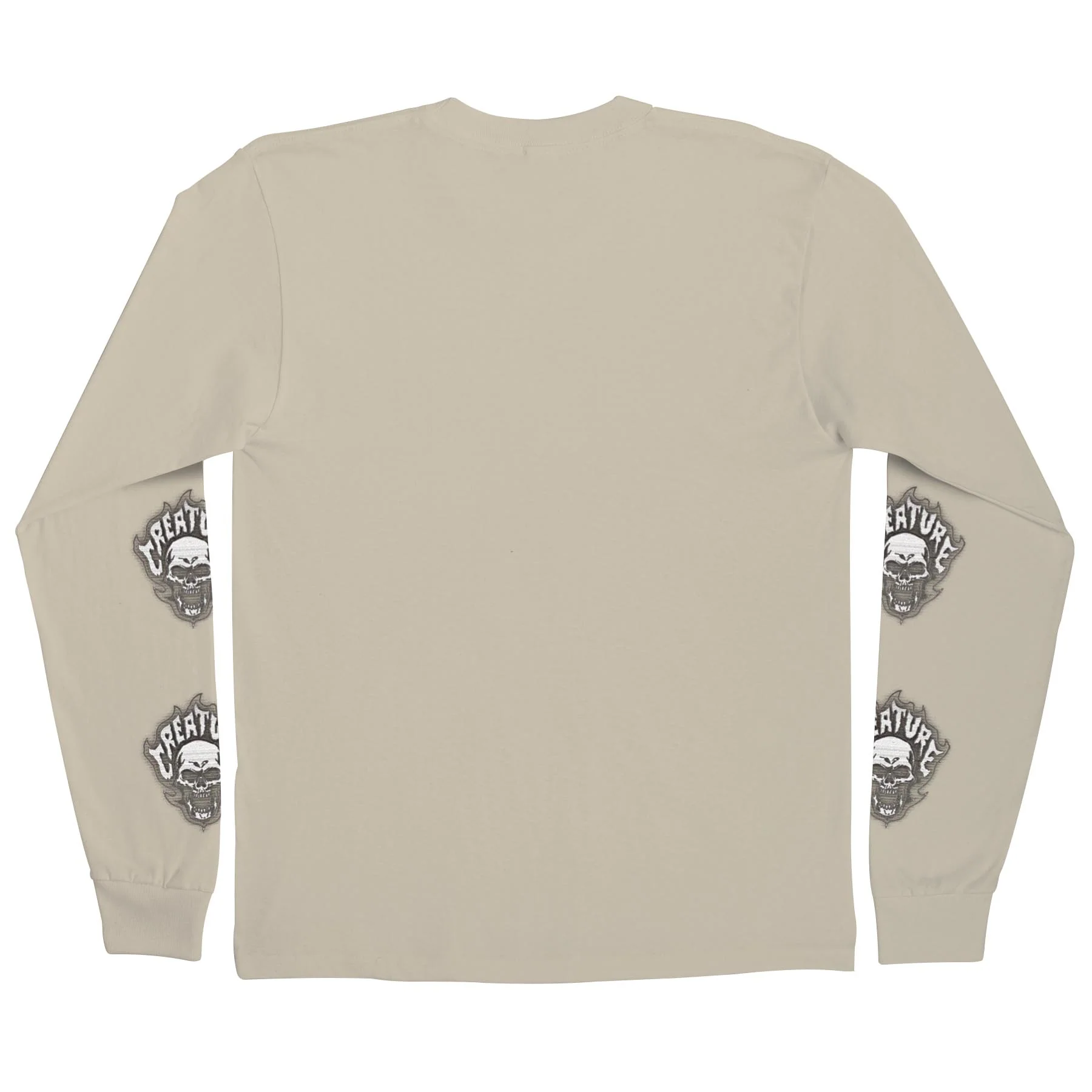 Bonehead Glitch Mens Creature Longsleeve T-Shirt - Image 4