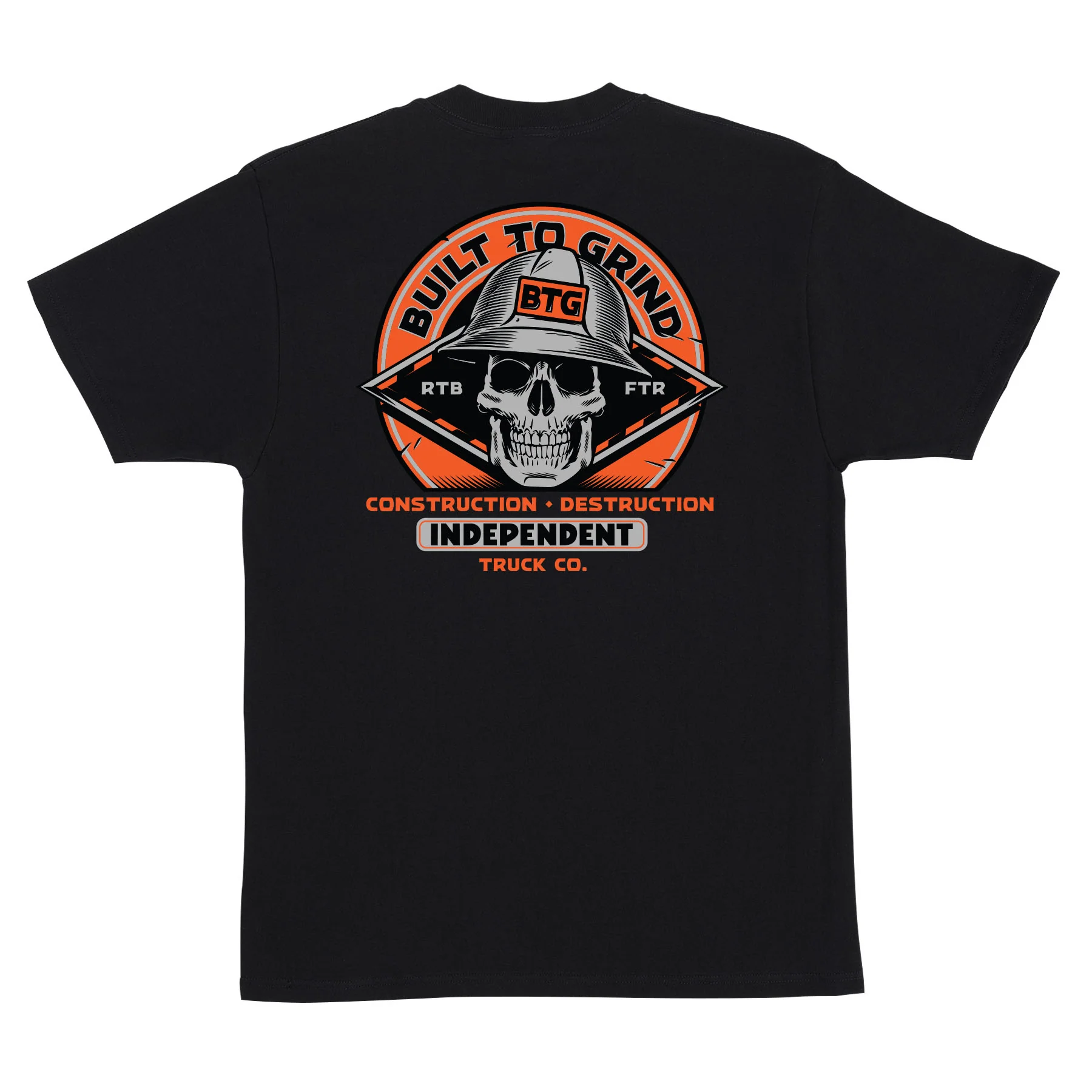 Built To Grind Hard Head Mens Independent T-Shirt - Image 2