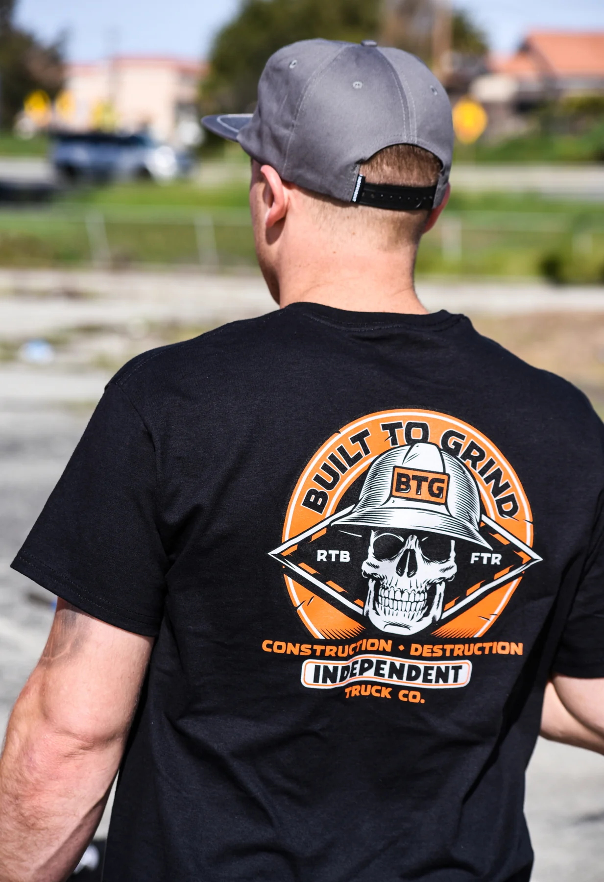 Built To Grind Hard Head Mens Independent T-Shirt - Image 4