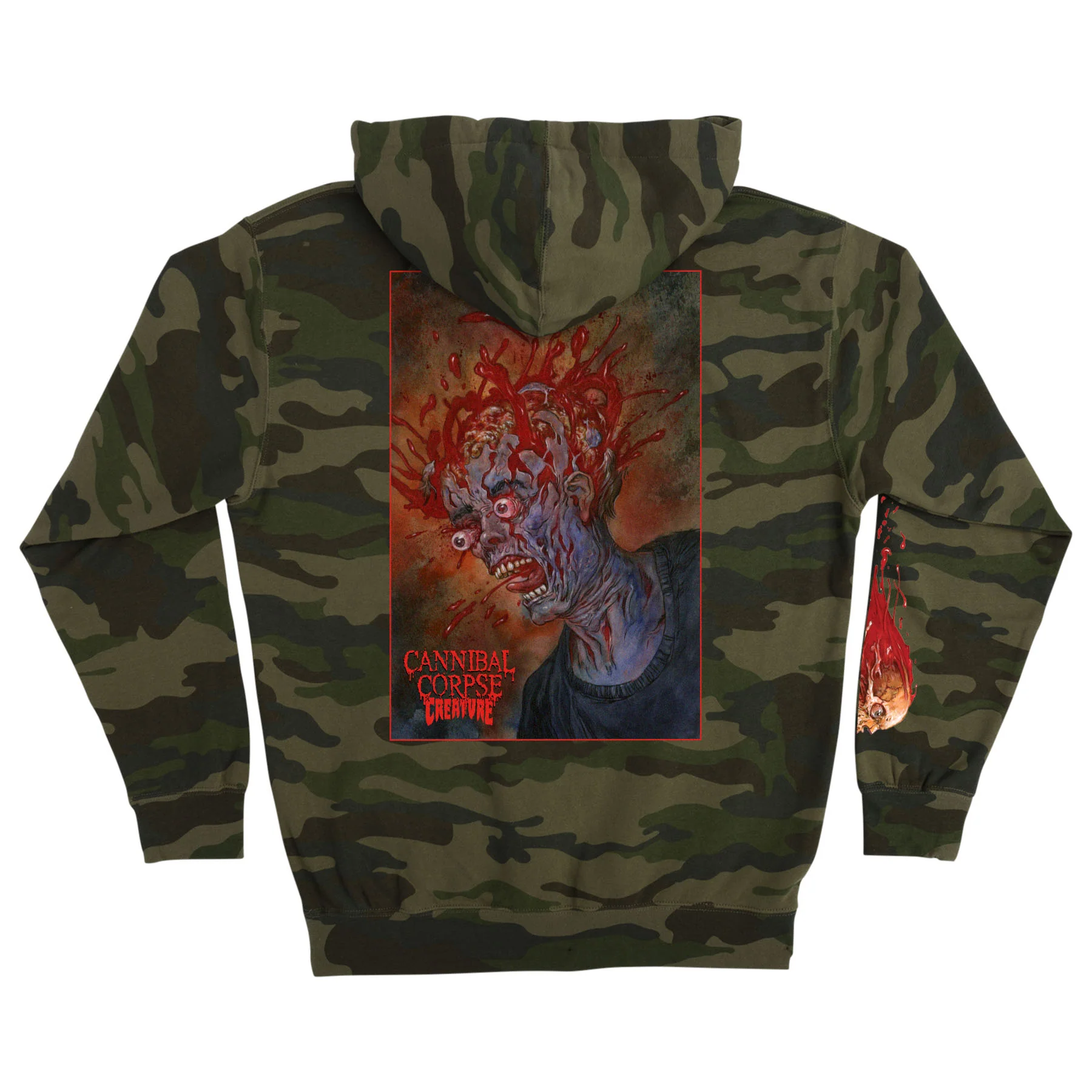 Cannibal Corpse Mens Creature Hoodie - Image 4