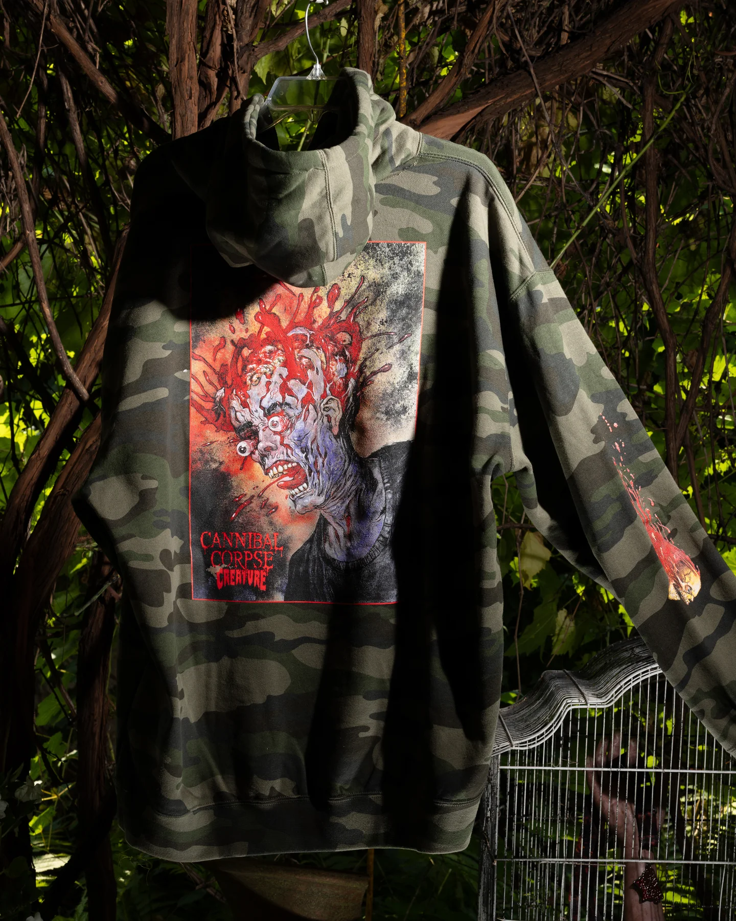 Cannibal Corpse Mens Creature Hoodie - Image 7