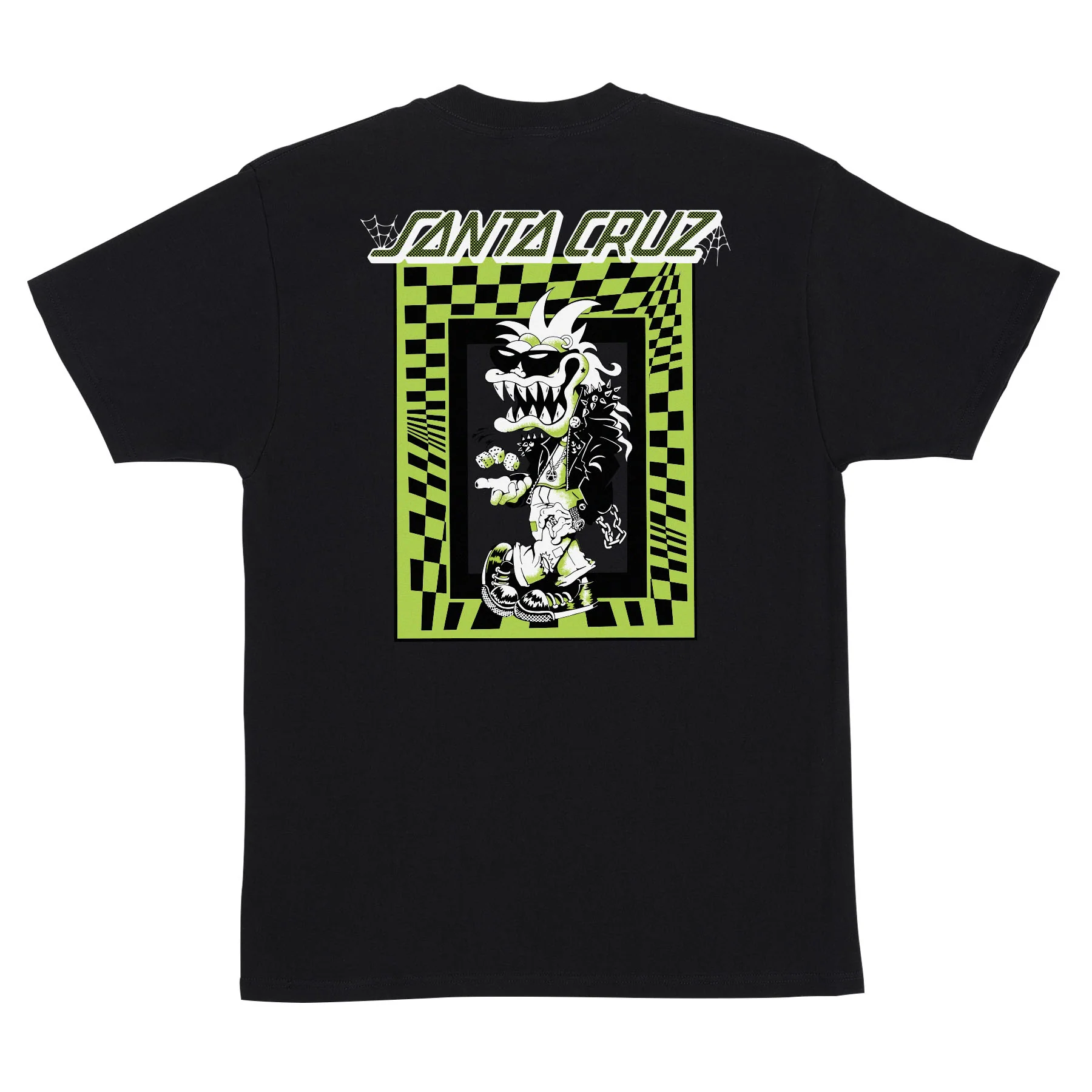 Check Gremlin Mens Santa Cruz T-Shirt - Image 2