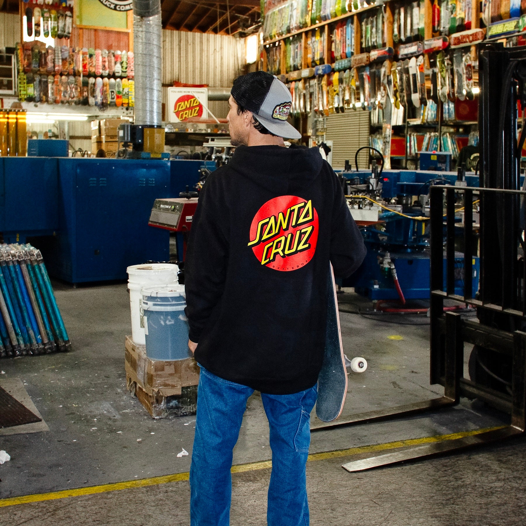 Classic Dot Mens Santa Cruz Hoodie - Image 32