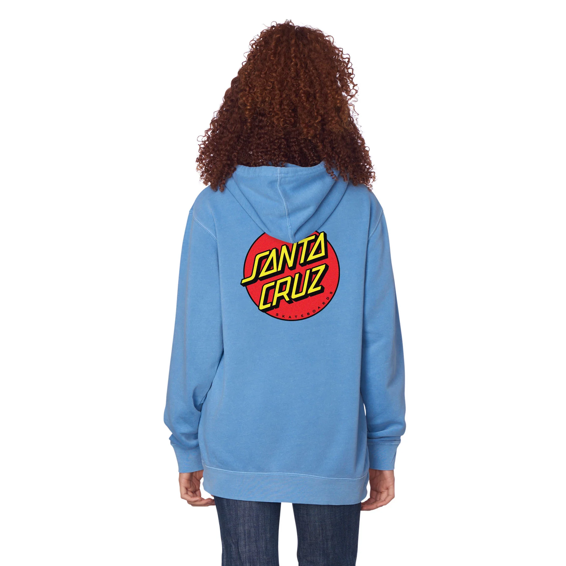 Classic Dot Womens Santa Cruz Hoodie - Image 4