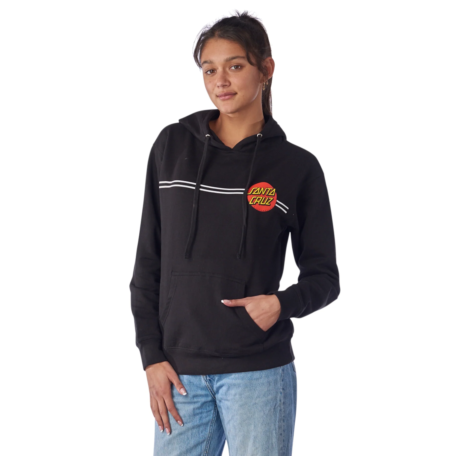 Classic Dot Womens Santa Cruz Hoodie - Image 5