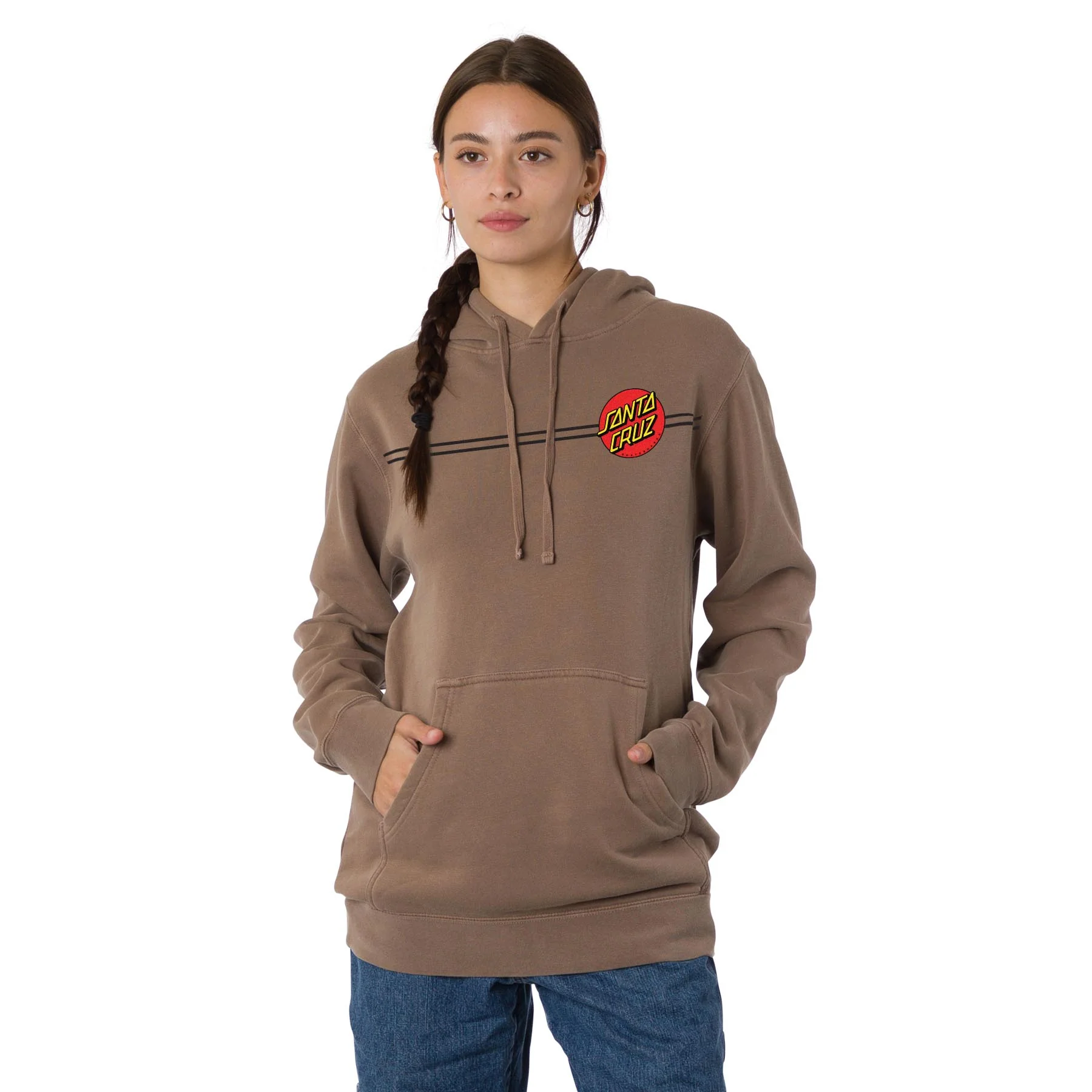 Classic Dot Womens Santa Cruz Hoodie - Image 8