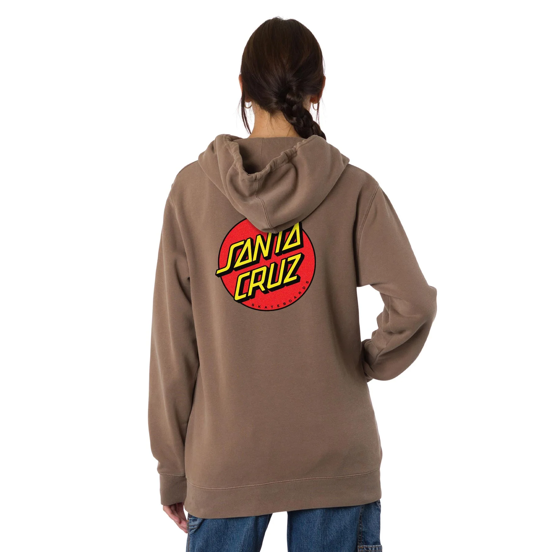 Classic Dot Womens Santa Cruz Hoodie - Image 9