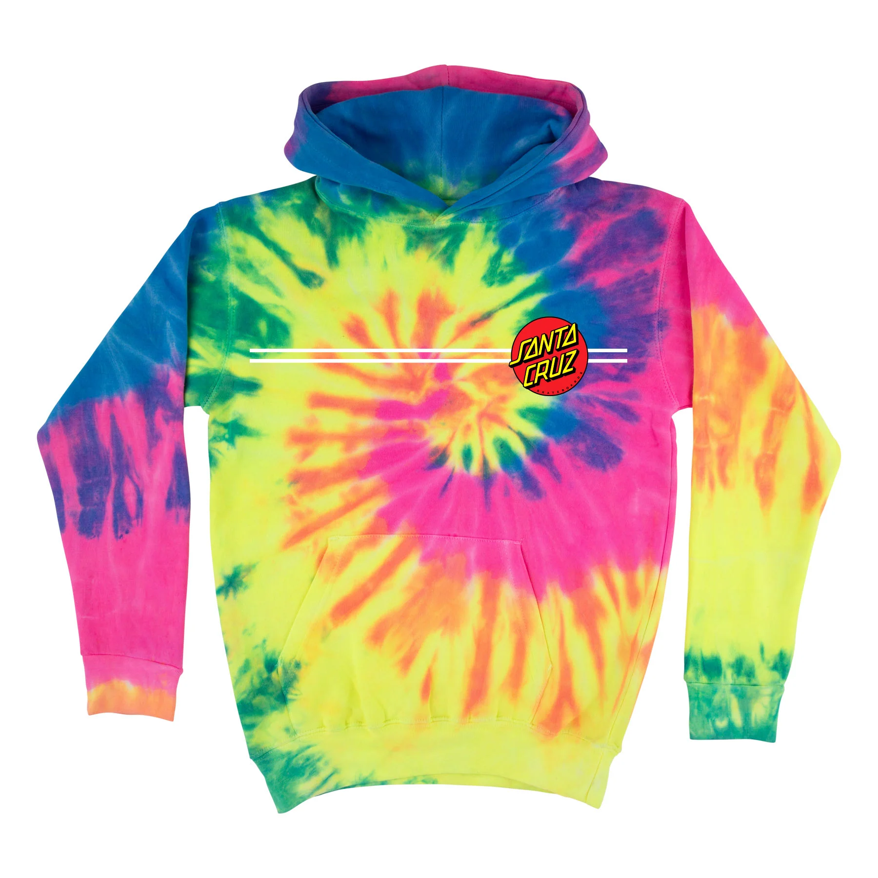 Classic Dot Santa Cruz Youth Hoodie - Image 13