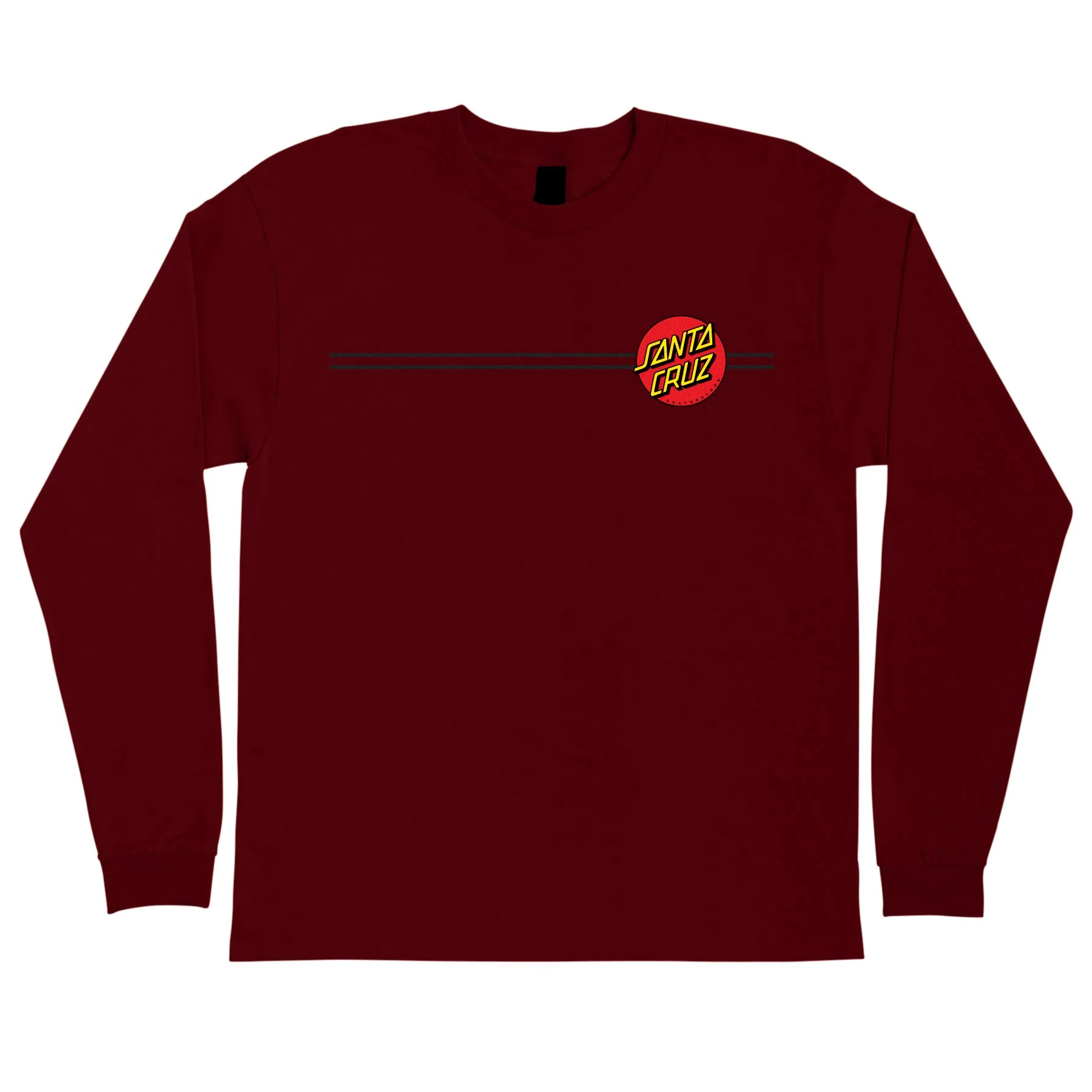 Classic Dot Mens Santa Cruz Longsleeve T-Shirt - Image 15