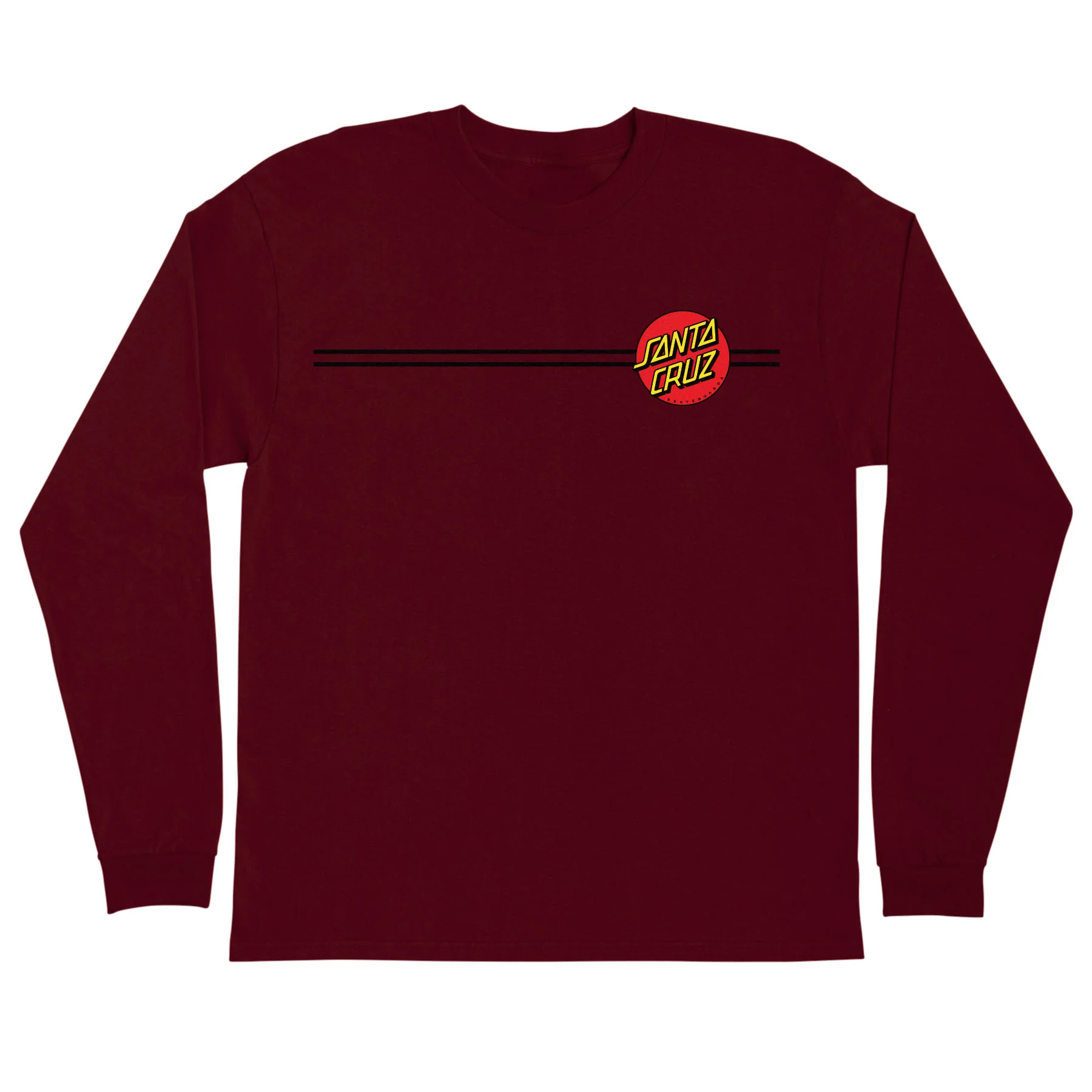 Classic Dot Mens Santa Cruz Longsleeve T-Shirt - Image 5