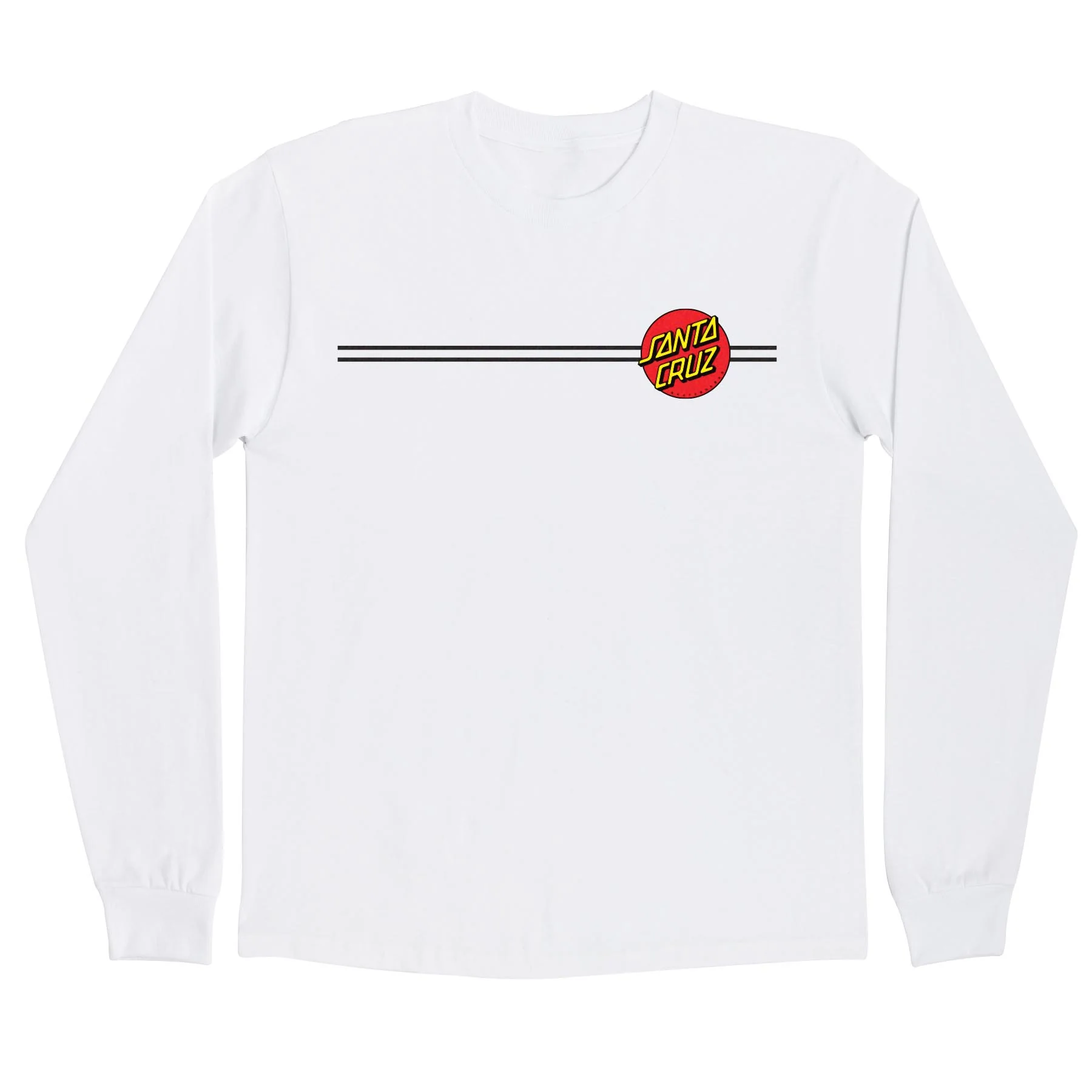 Classic Dot Mens Santa Cruz Longsleeve T-Shirt - Image 8