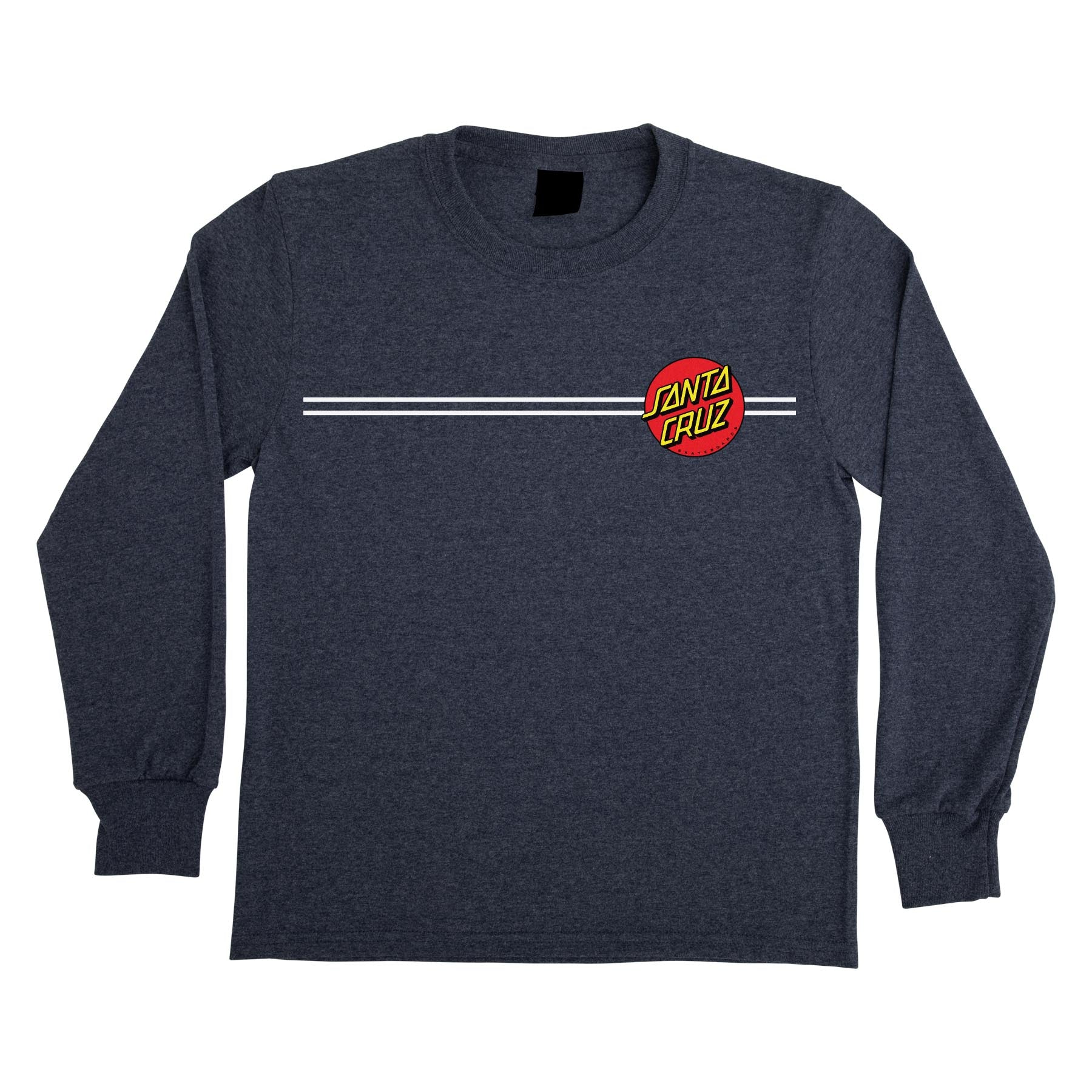 Classic Dot Santa Cruz Youth Longsleeve T-Shirt - Image 2