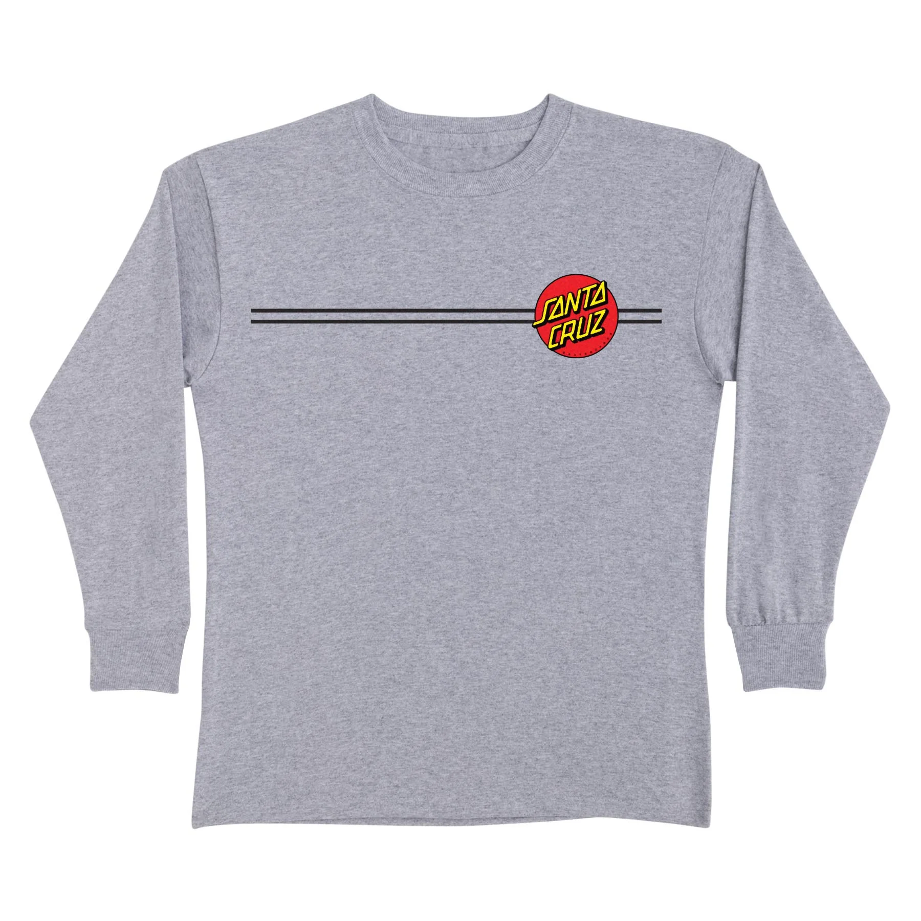 Classic Dot Santa Cruz Youth Longsleeve T-Shirt - Image 4