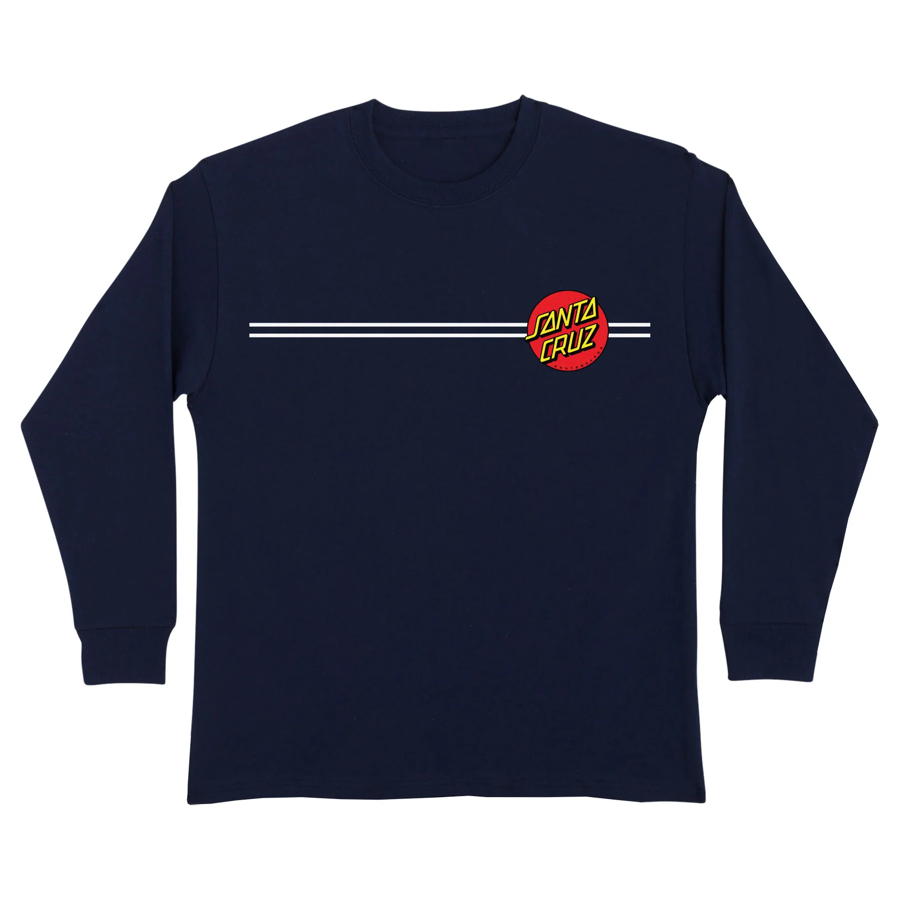 Classic Dot Santa Cruz Youth Longsleeve T-Shirt - Image 6