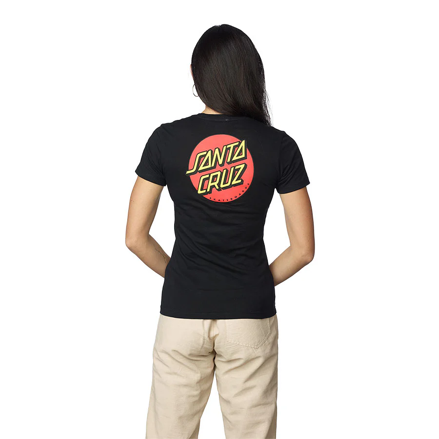 Classic Dot Womens Santa Cruz T-Shirt - Image 15