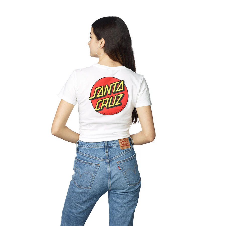 Classic Dot Womens Santa Cruz T-Shirt - Image 7