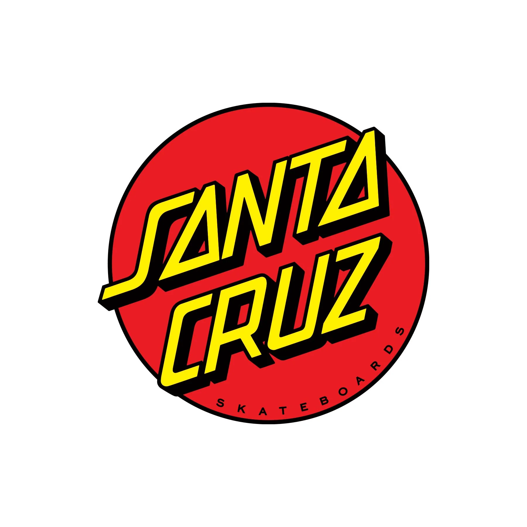 Classic Dot 3in Santa Cruz Stickers (25 Pack)