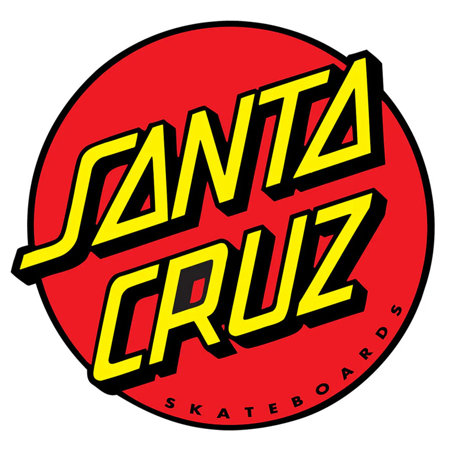 Classic Dot 6in Santa Cruz Stickers (25 Pack)