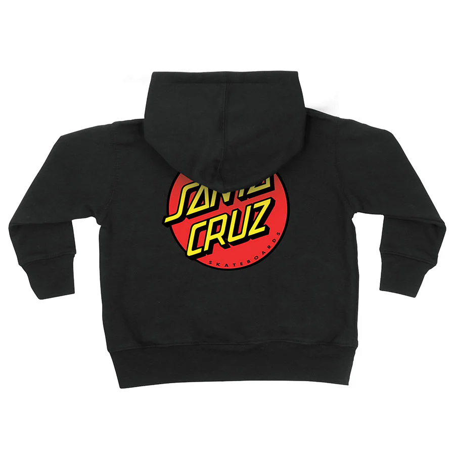Classic Dot Santa Cruz Kids Zip Hoodie - Image 2