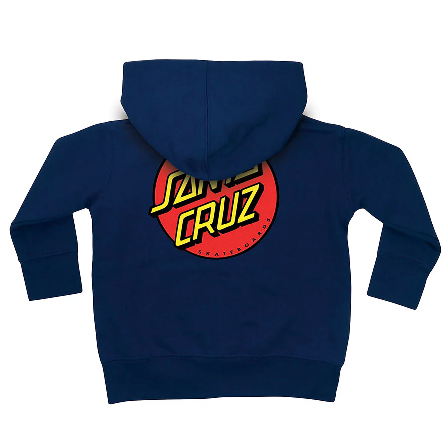 Classic Dot Santa Cruz Kids Zip Hoodie - Image 4