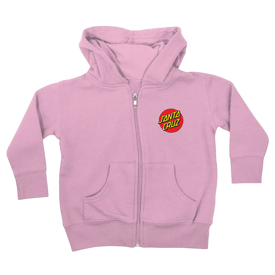 Classic Dot Santa Cruz Kids Zip Hoodie - Image 5