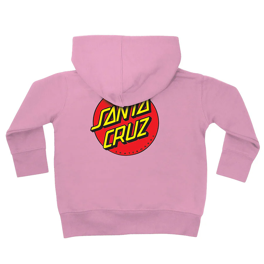 Classic Dot Santa Cruz Kids Zip Hoodie - Image 6