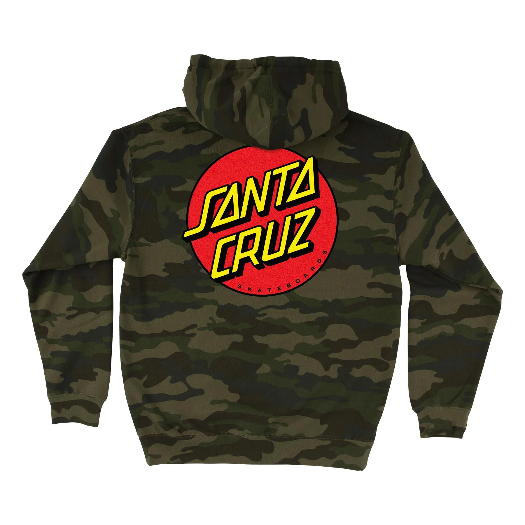 Classic Dot Mens Santa Cruz Zip Hoodie - Image 10