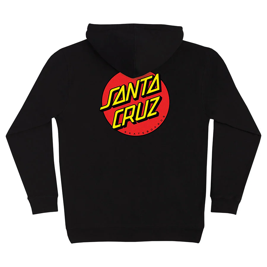 Classic Dot Mens Santa Cruz Zip Hoodie - Image 3