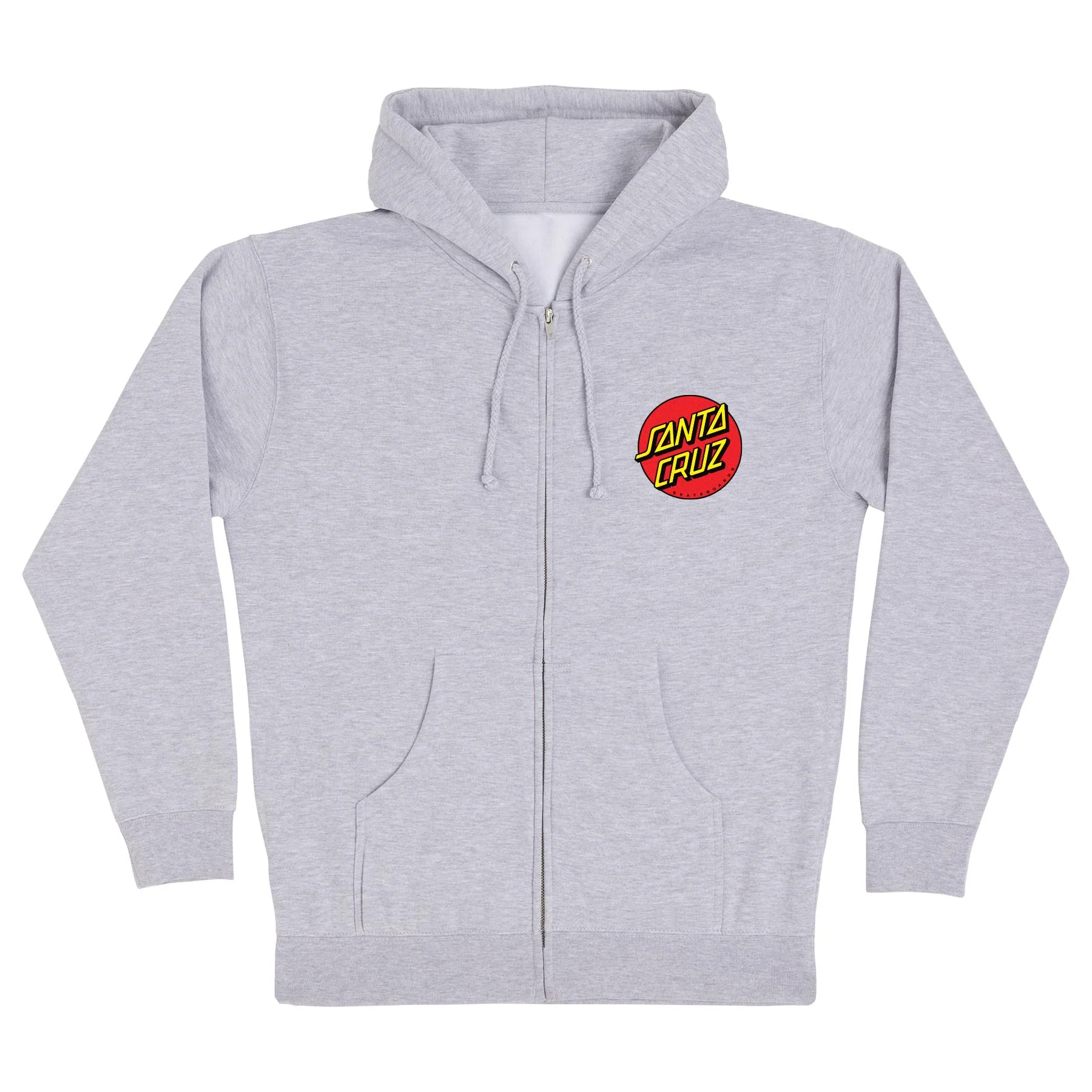 Classic Dot Mens Santa Cruz Zip Hoodie - Image 4
