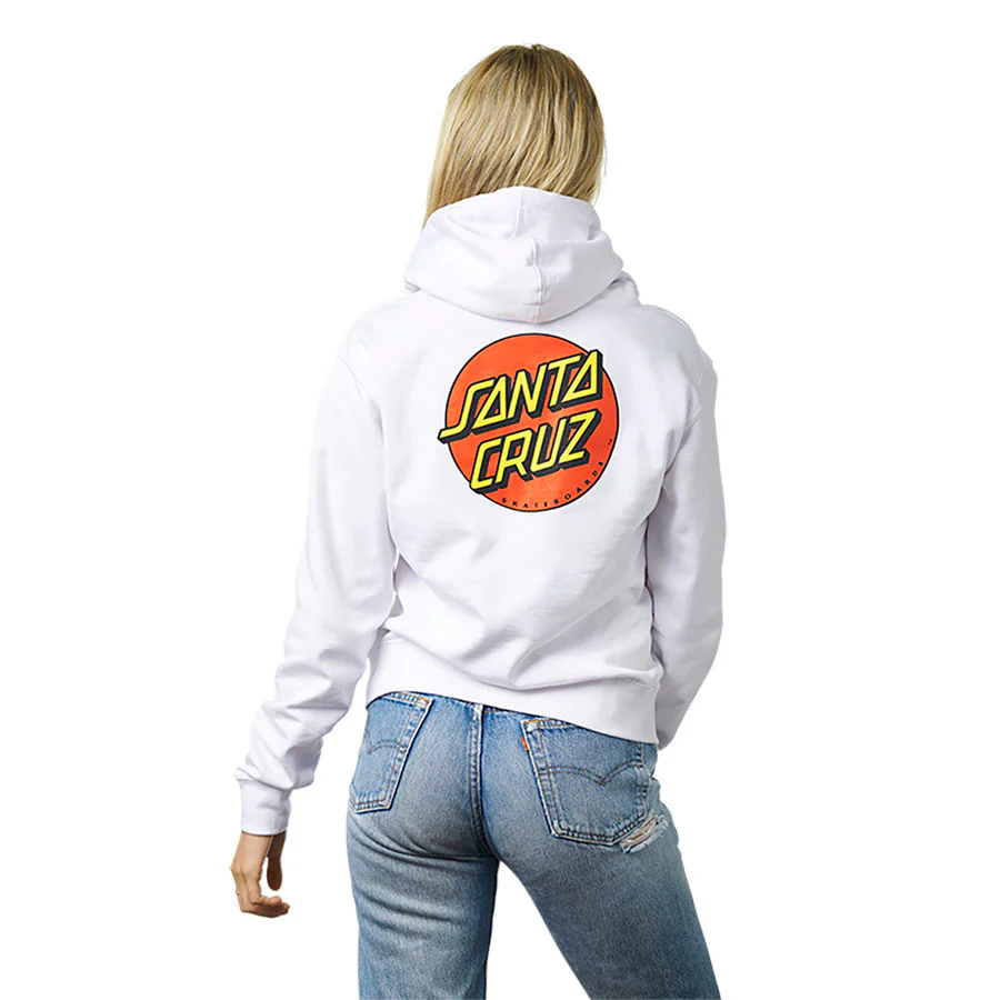 Classic Dot Womens Santa Cruz Zip Hoodie - Image 11