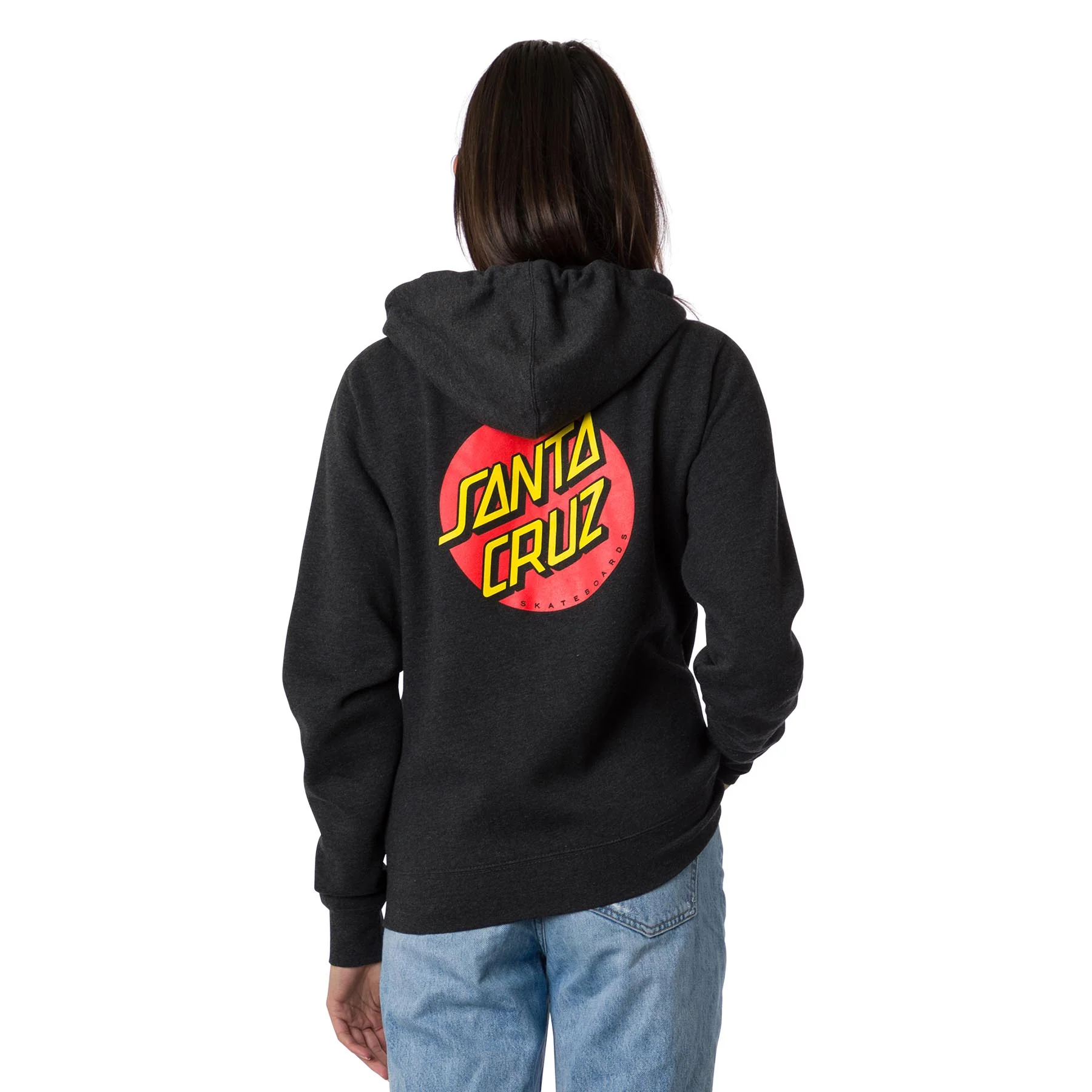 Classic Dot Womens Santa Cruz Zip Hoodie - Image 13