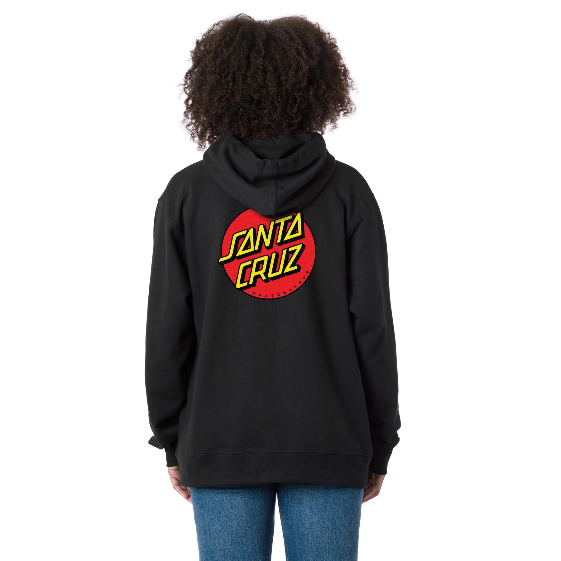 Classic Dot Womens Santa Cruz Zip Hoodie - Image 15