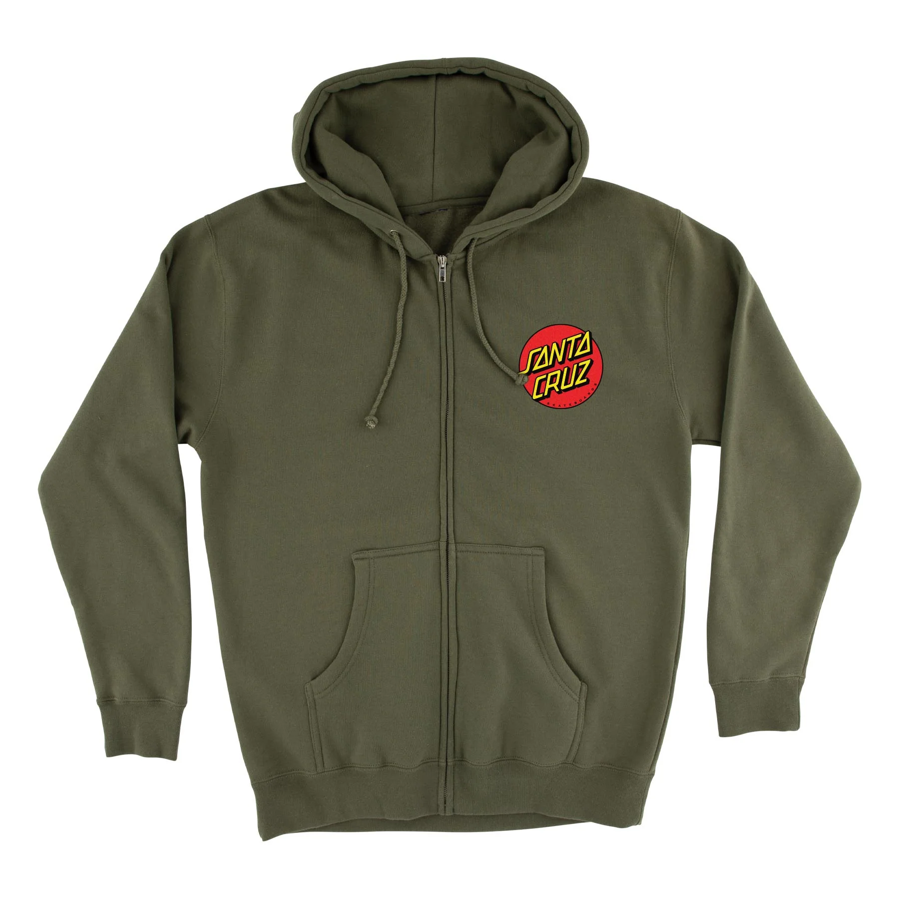 Classic Dot Womens Santa Cruz Zip Hoodie - Image 16