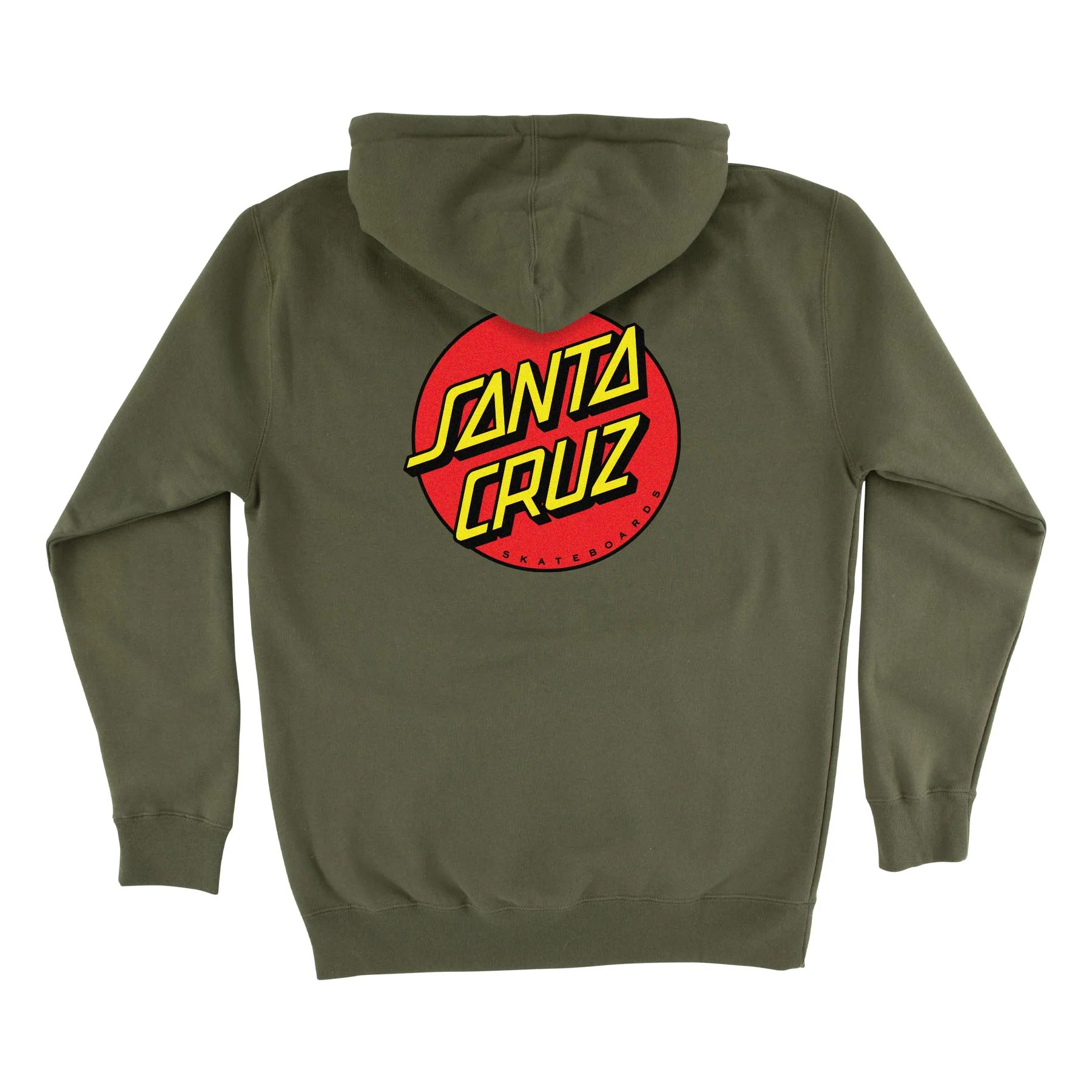 Classic Dot Womens Santa Cruz Zip Hoodie - Image 17