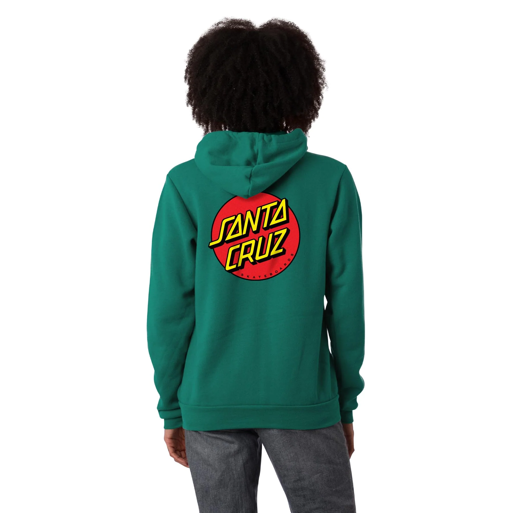 Classic Dot Womens Santa Cruz Zip Hoodie - Image 18