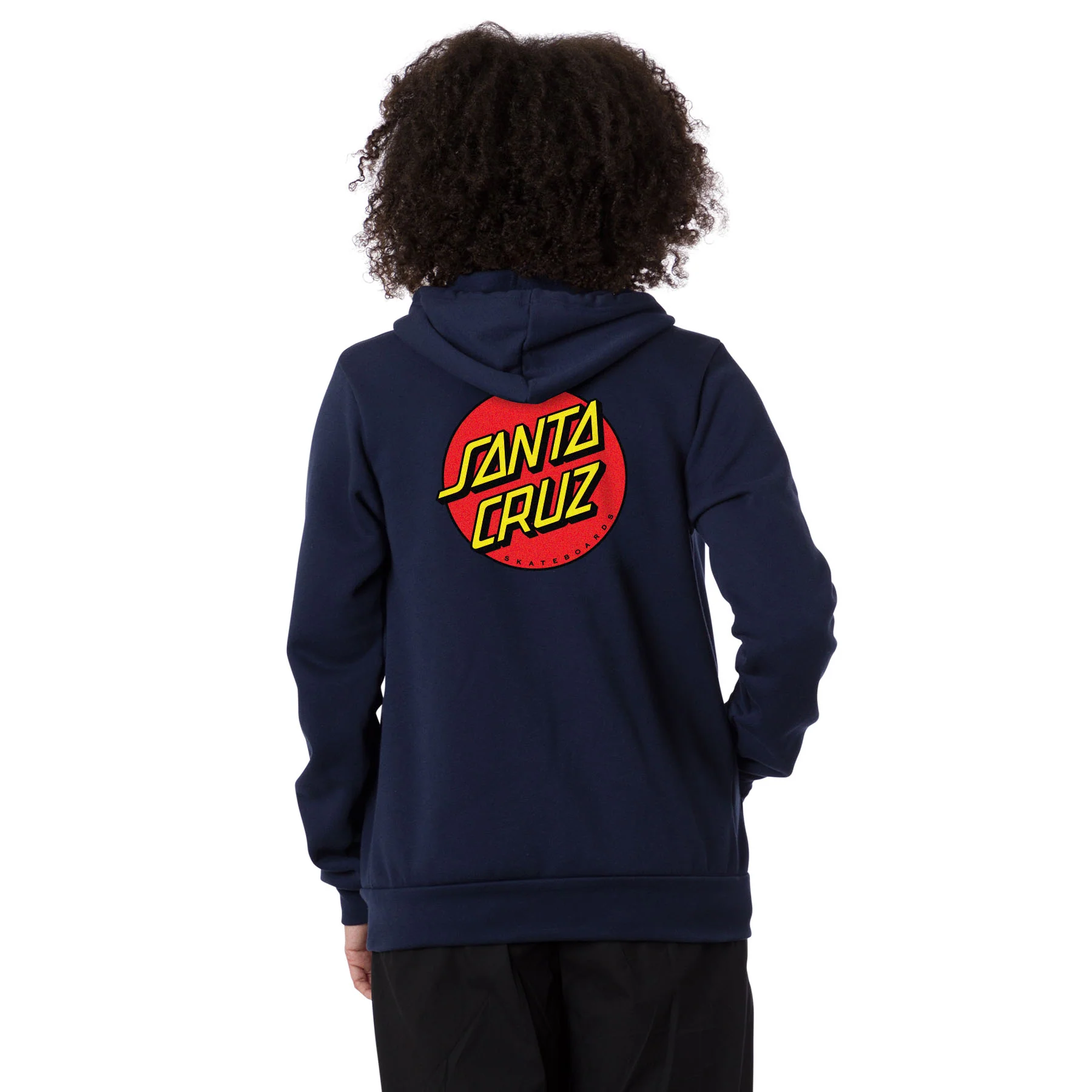 Classic Dot Womens Santa Cruz Zip Hoodie - Image 4