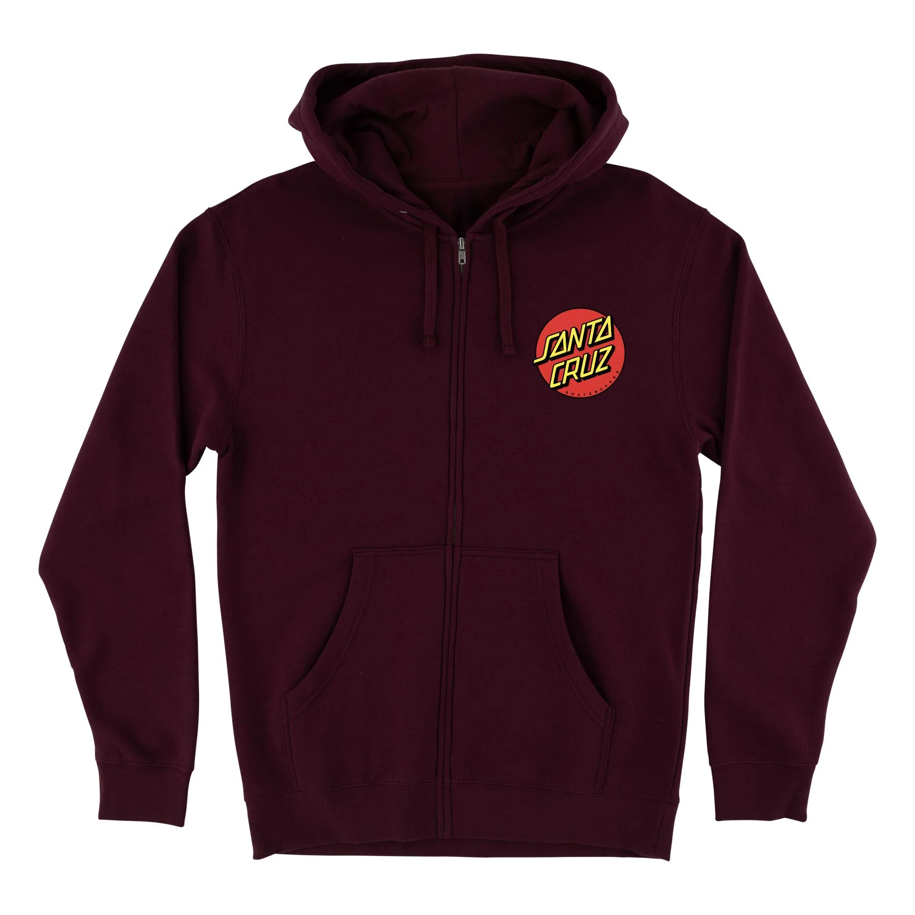 Classic Dot Womens Santa Cruz Zip Hoodie - Image 5