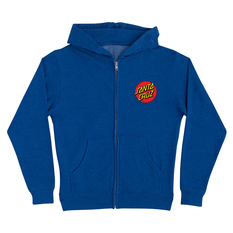 Classic Dot Santa Cruz Youth Zip Hoodie - Image 11