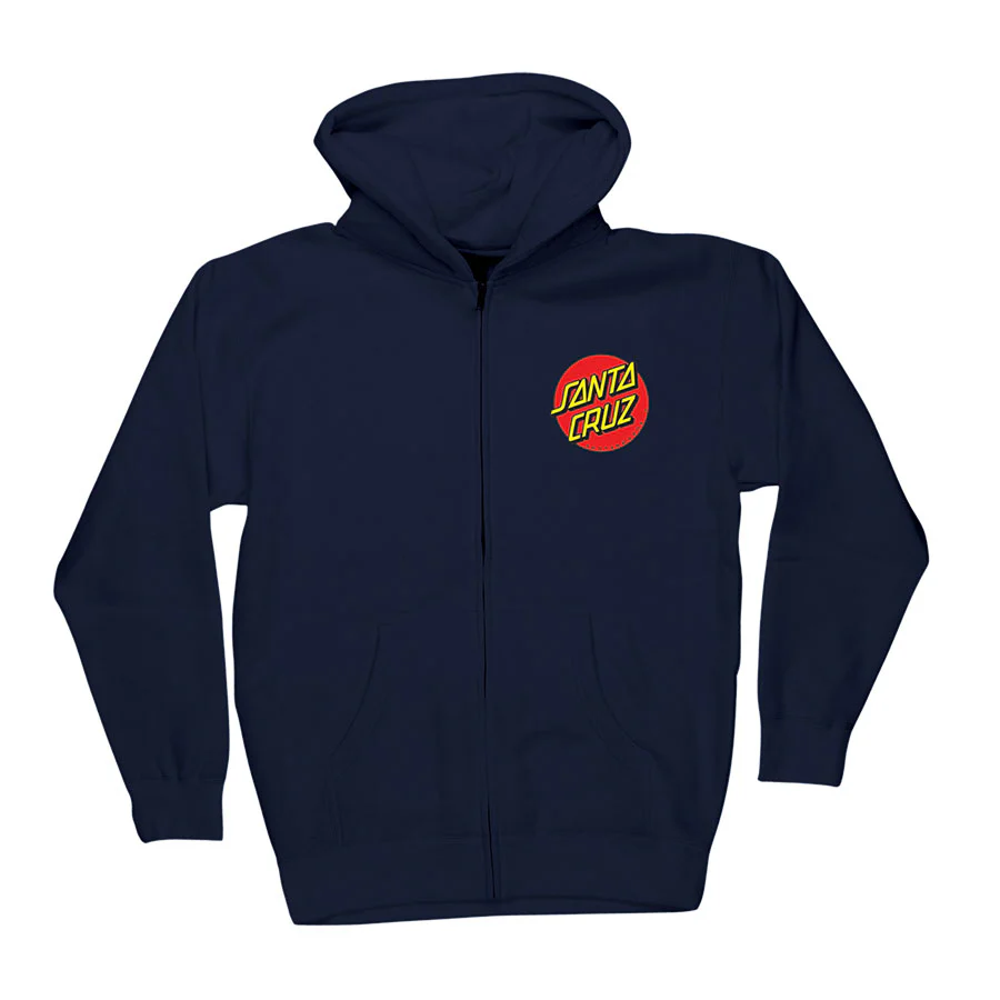 Classic Dot Santa Cruz Youth Zip Hoodie - Image 13