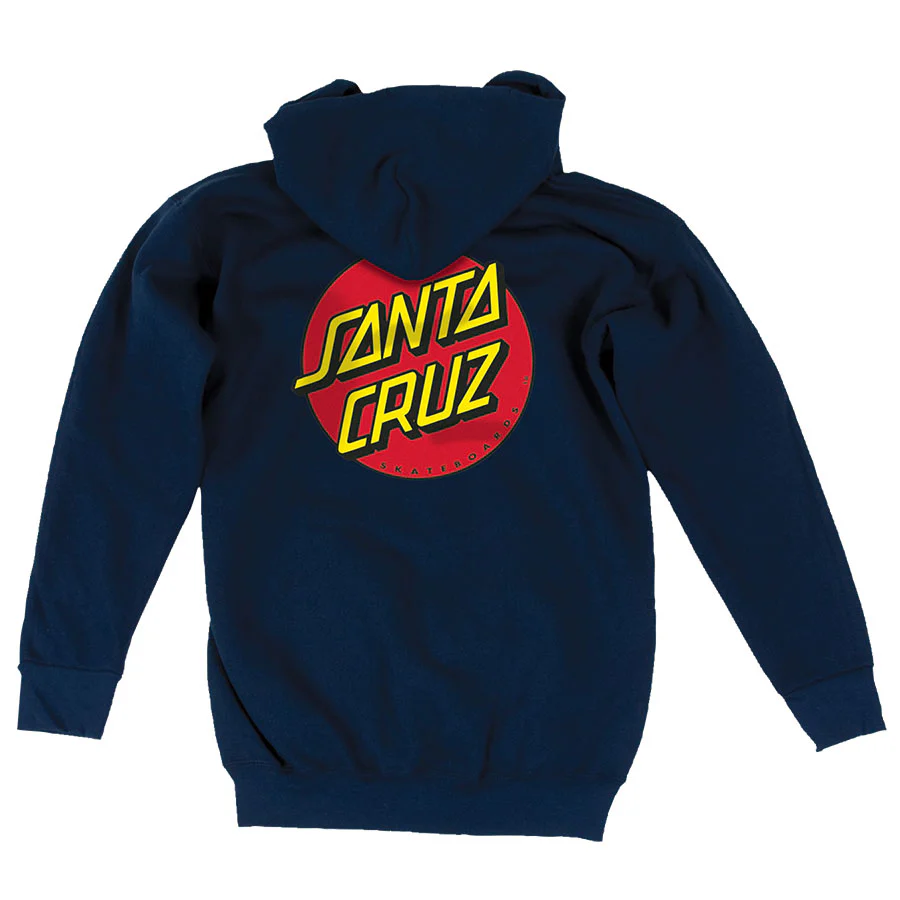 Classic Dot Santa Cruz Youth Zip Hoodie - Image 15