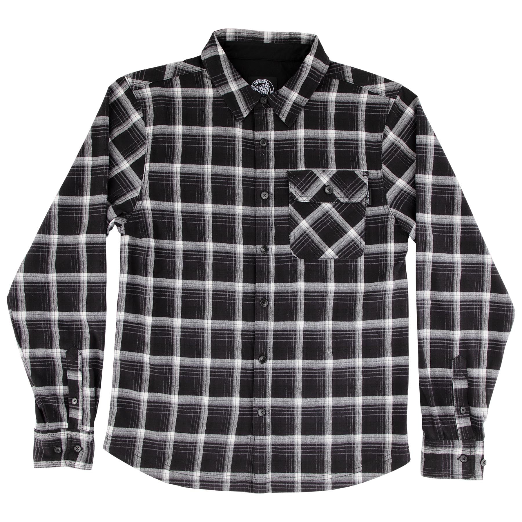 Classic Mens Santa Cruz Longsleeve Flannel Shirt