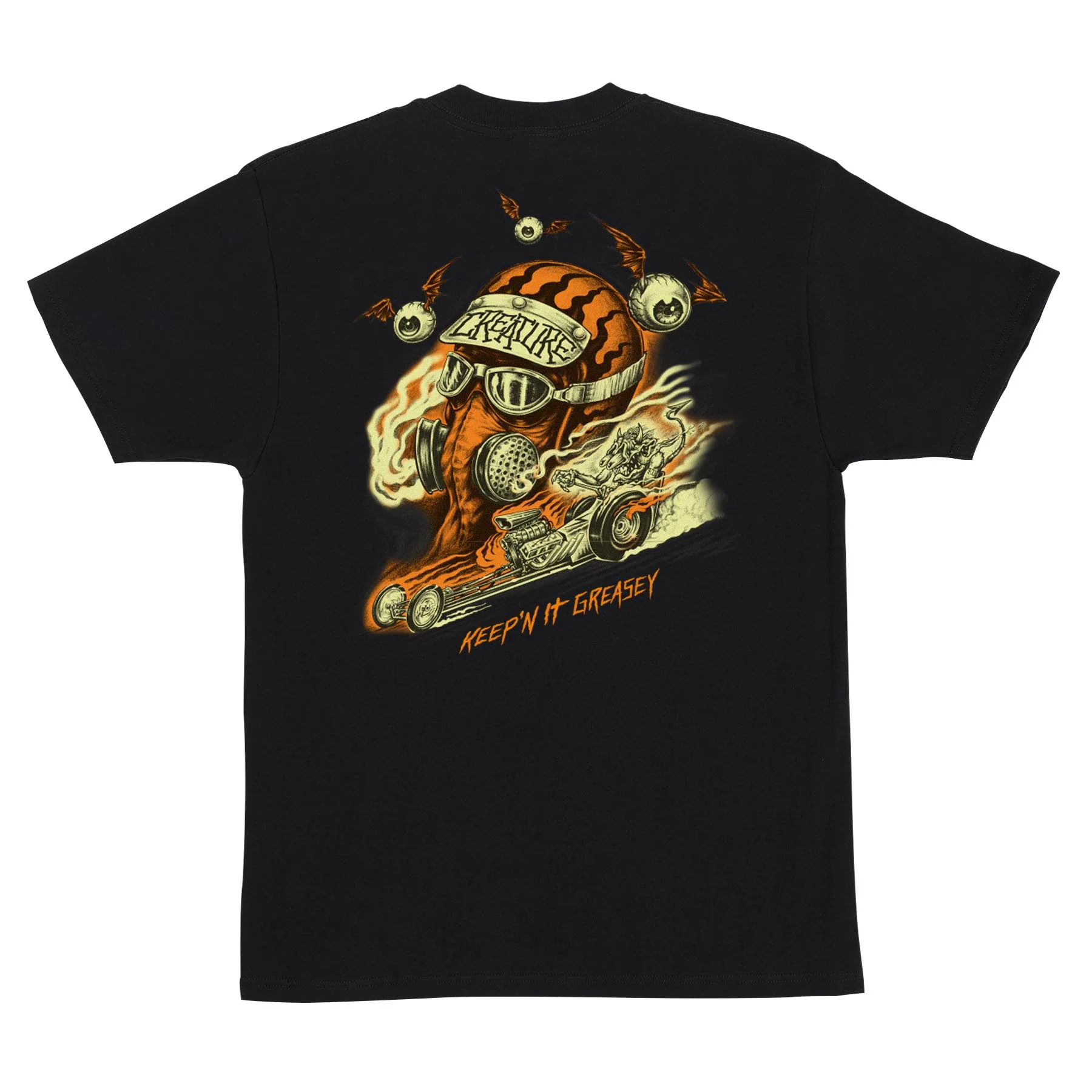 Crash and Burn Mens Creature T-Shirt - Image 2