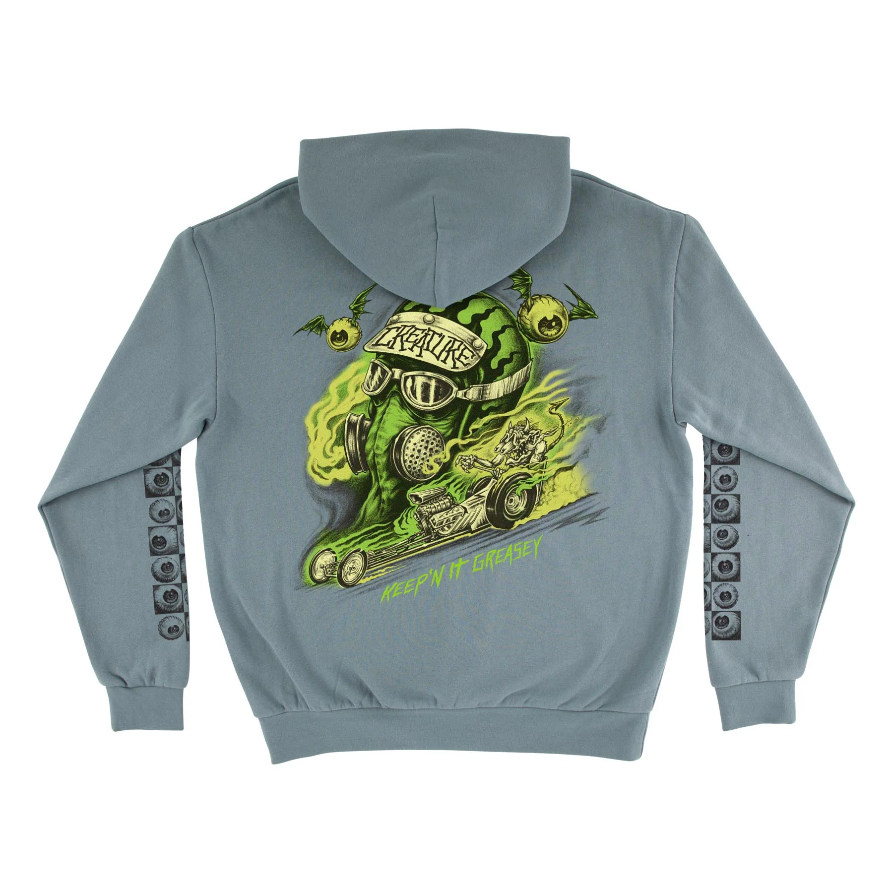 Crash & Burn Mens Creature Hoodie - Image 3